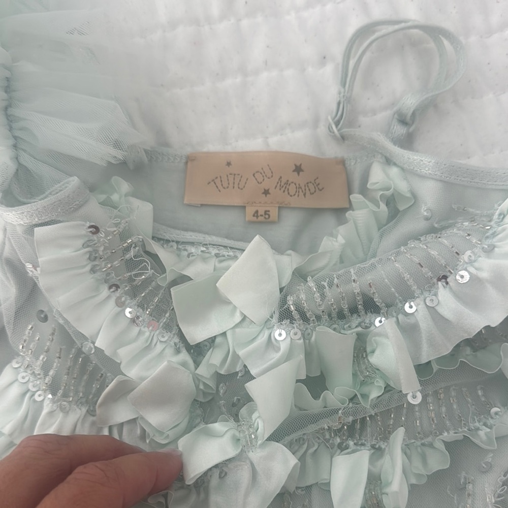 Tutú du Monde Elegant Light Mint Tulle Dress - Picture 4 of 4